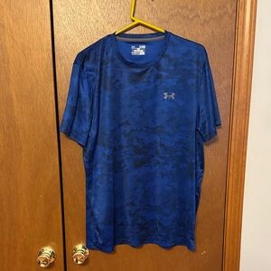 Under Armour Men's Camo Blue Tee
